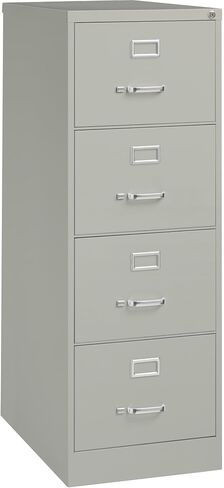 ملف عمودي لويل 4-Drawer ، 18 × 26-1/2 في 52 بوصة ، رمادي فاتح in Saudi Arabia