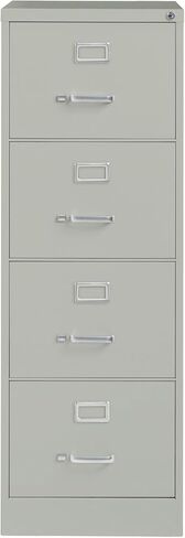 ملف عمودي لويل 4-Drawer ، 18 × 26-1/2 في 52 بوصة ، رمادي فاتح in Saudi Arabia