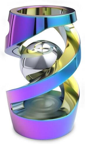 Metal Fidget Toy, Fidget Spinners, Adult Fidget Toys, Fidgets for Anxiety and Stress, Desk Adult Fidgeting Stress Relief Gift (Colorful) in Saudi Arabia
