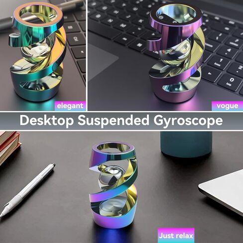 Metal Fidget Toy, Fidget Spinners, Adult Fidget Toys, Fidgets for Anxiety and Stress, Desk Adult Fidgeting Stress Relief Gift (Colorful) in Saudi Arabia