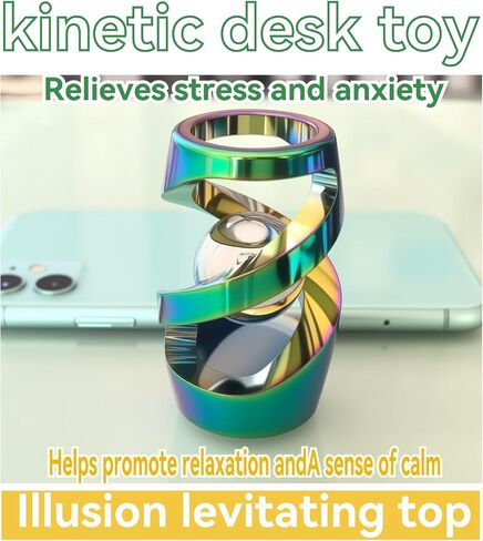 Metal Fidget Toy, Fidget Spinners, Adult Fidget Toys, Fidgets for Anxiety and Stress, Desk Adult Fidgeting Stress Relief Gift (Colorful) in Saudi Arabia