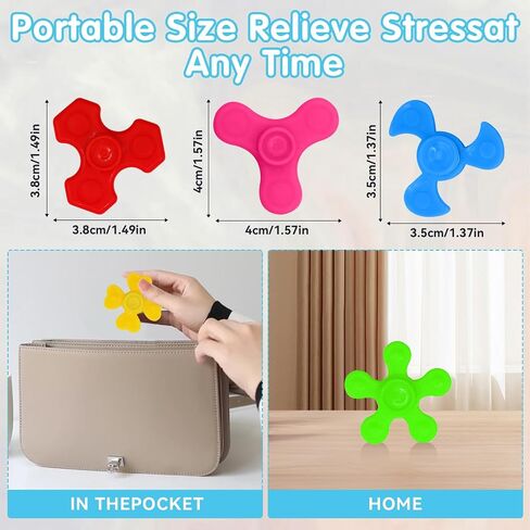 60 pcs mini fidget spinner toys ، toys toys bulk for Kids ، Sensory Hand Fidget Pack bulk | ألعاب القلق تخفض تخفيف الإجهاد ، والأساليب المتنوعة ، وجوائز الفصول الدراسية للأطفال in Kuwait