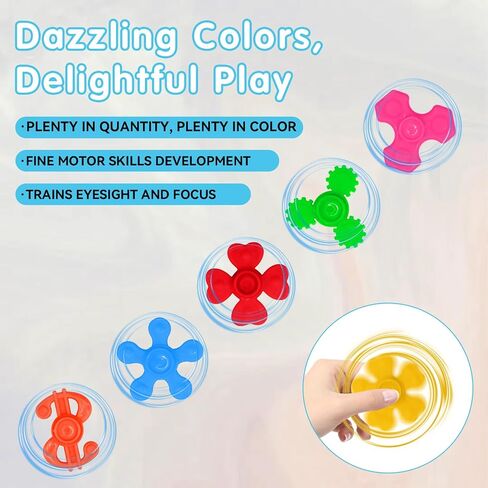 60 pcs mini fidget spinner toys ، toys toys bulk for Kids ، Sensory Hand Fidget Pack bulk | ألعاب القلق تخفض تخفيف الإجهاد ، والأساليب المتنوعة ، وجوائز الفصول الدراسية للأطفال in Kuwait