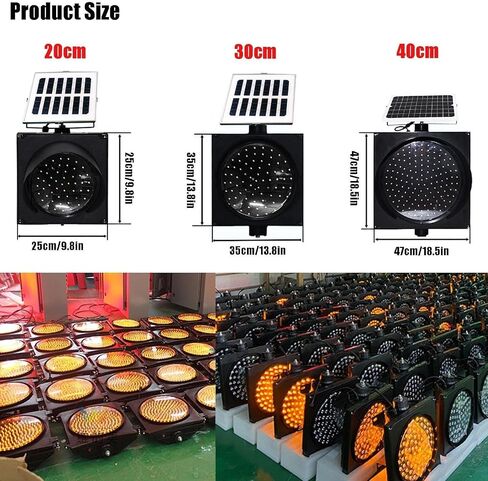مصابيح إشارة مرور LED ، أضواء تحذير أمان شل شل شل شيلار (20 سم) in Kuwait
