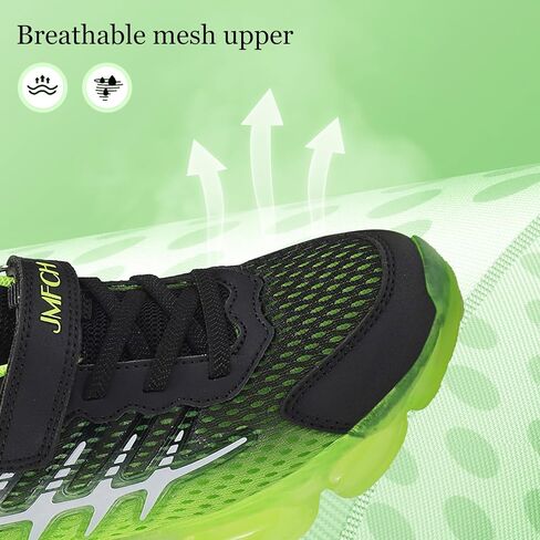 JMFCHI Kids Sneakers Boys Girls Tennis Running Shoes Outdoor Hiking Sneaker for Boys Athletic Breathable in Kuwait