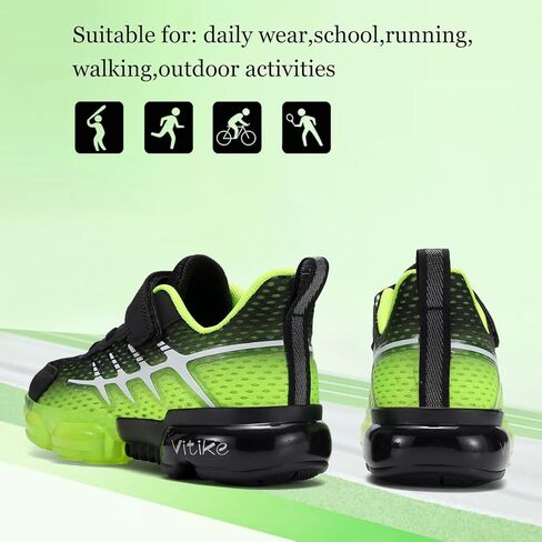 JMFCHI Kids Sneakers Boys Girls Tennis Running Shoes Outdoor Hiking Sneaker for Boys Athletic Breathable in Kuwait