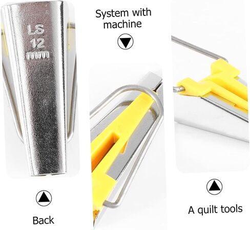 jojofuny 2pcs Bias Tape Maker for Quilting DIY Patchwork Craft Fabric Binding Tool Bias Binding Maker Sewing Machine Accessories in Saudi Arabia