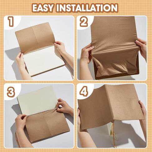 Stretchable Boho Book Covers 6 Pack Reusable Protective Fabric Book Cover 9x11inch Washable Durable Reusable Nylon Covers for Most Hardcover Books Up to 9x14.5inch Textbook Protection in Saudi Arabia