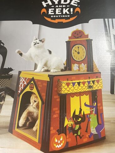 Hyde & Eek Boutique Halloween Clock Tower Cat Scratcher in Saudi Arabia