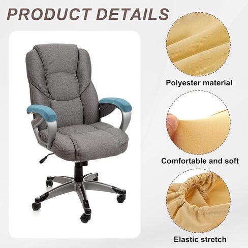 uxcell Chair Armrest Slipcovers Covers, 32 x 8cm Polyester Removable Seat Hand Rest Protector for Office Chairs Desk Chair(Rose Red) in Saudi Arabia