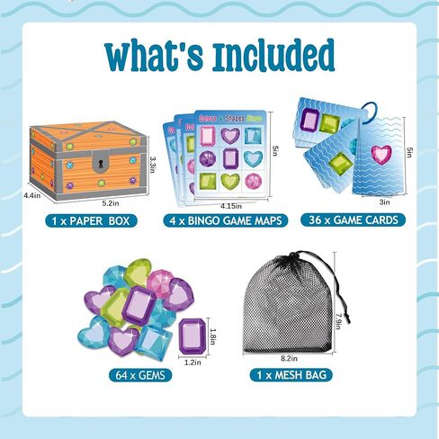 Deling Pool Toys for Kids - 106 PCS Underwater Scavenger Hunt Games Sets, Fun Summer Diving Pool Toys Diving Gems, Education Toy for Water Bath Swim, Water Games for Kidss Gifts for Kids Ages 4-8-12 in Saudi Arabia