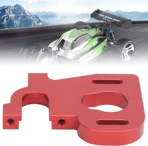 Keenso RC Car Motor Mount, Adjustable Aluminum Alloy RC Motor Mount RC Car Motor Mount Seat Holder RC Car Accessory for Wltoys 1/14 144001(red) in Saudi Arabia