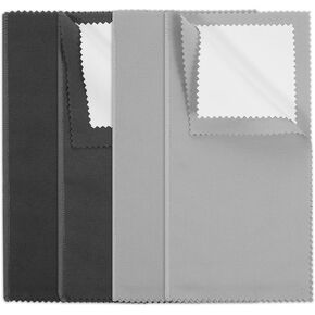 BOHUIZ 4 Pcs Silver Polishing Cloth, Multi-Layer Double-Sided Jewelry Cleaner Cloth, Jewelry Cleaning Cloth for Sterling Silver Jewelry, Gold, Diamond, Platinum, Tarnish Remove in Saudi Arabia