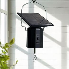 Goolyrusim Solar Powered Wind Spinners Motor, Rotating Solar Energy Operated Motor for Wind Spinner Chimes Sun Catchers, Hanging Display Garden Yard Patio Lawn Outdoor Decor Load Capacity of 4 lbs in Saudi Arabia