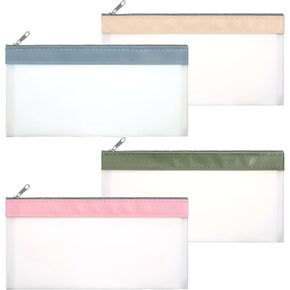 4 PCS حقائب المال مع Zipper Cash Marks Multi Money Pouch مجموعة 8.3 × 4.1 بوصة in Saudi Arabia