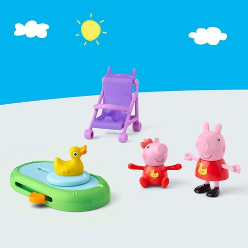 Peppa Pig Peppa و Evie's Park Playet مع 2 شخصين و 2 إكسسوارات ، ألعاب ما قبل المدرسة للفتيات والفتيان البالغة من العمر 3 سنوات وما فوق in Saudi Arabia
