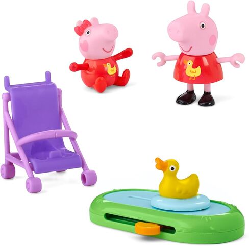 Peppa Pig Peppa و Evie's Park Playet مع 2 شخصين و 2 إكسسوارات ، ألعاب ما قبل المدرسة للفتيات والفتيان البالغة من العمر 3 سنوات وما فوق in Saudi Arabia