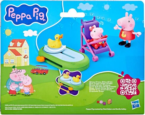 Peppa Pig Peppa و Evie's Park Playet مع 2 شخصين و 2 إكسسوارات ، ألعاب ما قبل المدرسة للفتيات والفتيان البالغة من العمر 3 سنوات وما فوق in Saudi Arabia
