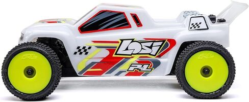 Losi Micro-T RC Car 1/28 2WD White RTR (تضمنت البطارية والشاحن) ، LOS-1392T1 in Kuwait