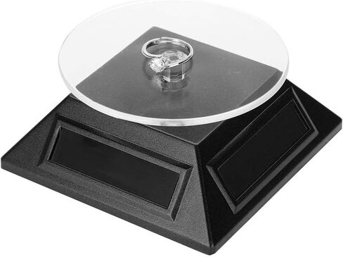 حامل شاشة الدوران الشمسي ، ABS بلاستيك 360 درجة الدوار الدوار لمجموعة طرازات مجوهرات الهاتف مشاهدة in Kuwait