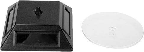 حامل شاشة الدوران الشمسي ، ABS بلاستيك 360 درجة الدوار الدوار لمجموعة طرازات مجوهرات الهاتف مشاهدة in Kuwait