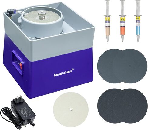 4" Flat Grinding Machine Stone Rock Polisher, Grinder, Shaper Shaping and Polishing Tools, Mineral Rock Polishing Machines, Grinding Machines in Saudi Arabia
