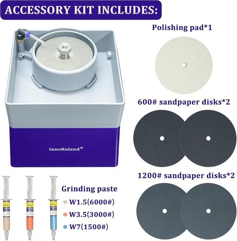 4" Flat Grinding Machine Stone Rock Polisher, Grinder, Shaper Shaping and Polishing Tools, Mineral Rock Polishing Machines, Grinding Machines in Saudi Arabia