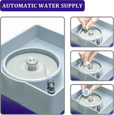 4" Flat Grinding Machine Stone Rock Polisher, Grinder, Shaper Shaping and Polishing Tools, Mineral Rock Polishing Machines, Grinding Machines in Saudi Arabia