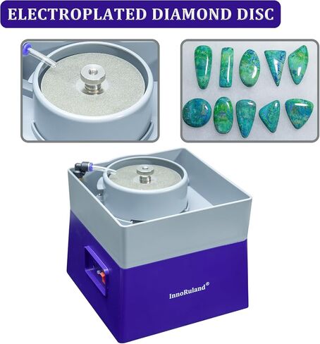 4" Flat Grinding Machine Stone Rock Polisher, Grinder, Shaper Shaping and Polishing Tools, Mineral Rock Polishing Machines, Grinding Machines in Saudi Arabia