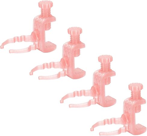 مشابك حافة الأثاث ｜ شاشة عائمة لأرقام 3-7 بوصة ｜ 6 عبوات لا تتساقف الجرف الموفرة للفضاء/منظم المكتب ｜ الشقة والسكاب الصدي in Kuwait