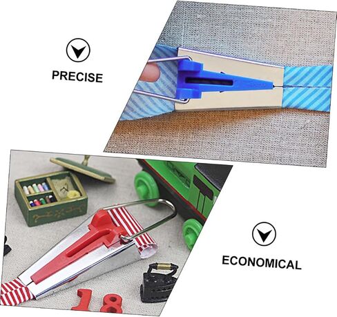 Angoily Bias Tape Maker Set for Sewing 3-Piece Fabric DIY Binding Tool for Quilting and Craft Projects in Saudi Arabia