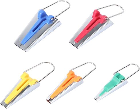 Artibetter 5PCS Bias Tape Maker Set Versatile Sewing Accessories for Quilting and Binding Includes 6mm 9mm 12mm 18mm and 25mm Sizes for DIY Sewing Projects and Crafts in Saudi Arabia