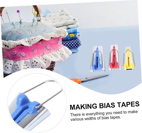 ARTIBETTER 15pcs Bias Tape Maker Hemming Sewing Machine Tool DIY Quilt Binding Bias Binding Maker in Saudi Arabia