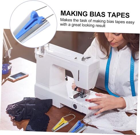 ARTIBETTER 15pcs Bias Tape Maker Hemming Sewing Machine Tool DIY Quilt Binding Bias Binding Maker in Saudi Arabia