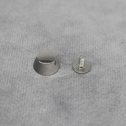 YankMooM 30Pack Light Gold Purse Feet Studs for Handbags, Wallets, Belts & Pet Collars - 1cm Rustproof Brass Screw Rivets DIY Leather Craft Hardware in Saudi Arabia