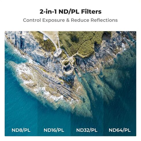 K&F Concept Upgrade PL Filter for DJI Avata 2, Polarizer Filter with 28 Multi-Coated, Reduce Glare and Reflections, HD Optical Glass/Lightweight in Saudi Arabia