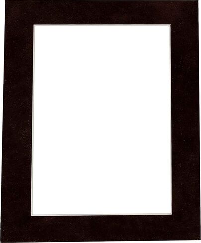 12x16 Mat for 8.5x11 Photo - Precut Purple Crocus Suede Picture Matboard for Frames 12 x 16 Inches - Bevel Cut to Display Art 8.5 x 11 - Acid Free Pack of 10 MATS with Backing Boards & Clear Bags in Saudi Arabia