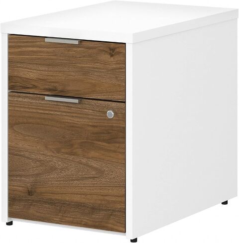 Bush Business Furniture Jamestown 2 Drawer File Cabinet in Storm Gray - Assembled in Saudi Arabia