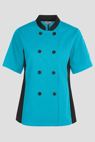 Women’s Chef Coat with Mesh Side Panels (XS-3X, 4 Colors) in Kuwait