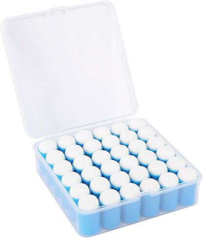 36 Pieces Sponge Daubers W/Storage Case - Perfect for Use with a Variety of Coloring Mediums Such as Ink, Paint, Glue & More - Fits Over The Finger and Makes Blending Accuracy Easier in Saudi Arabia