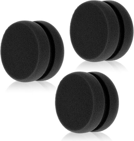 3pcs paint asponge appongator defoulder defeld in-sway sponge black detail incling incling reponges reponding cleant cleanting rabonges for acrylic alo materclor pain in Kuwait