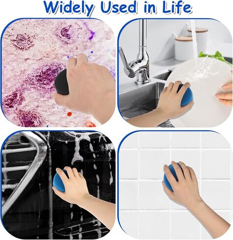 3pcs paint asponge appongator defoulder defeld in-sway sponge black detail incling incling reponges reponding cleant cleanting rabonges for acrylic alo materclor pain in Kuwait