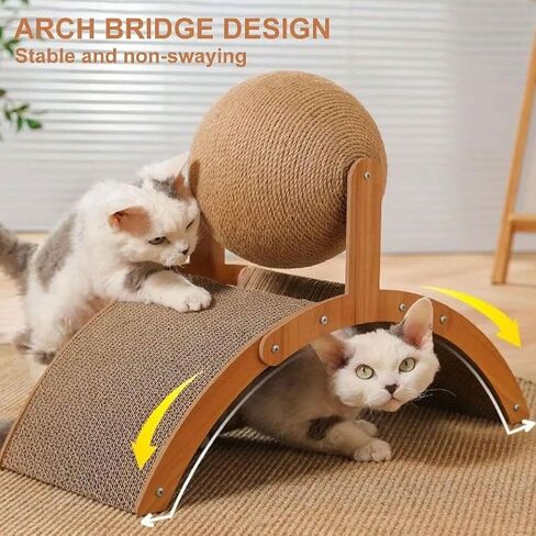 وسادة خدش للقطط ， خدش القط post ， CATBORKE CAT SCRATCHER ， هريرة خدش ， SISAL CAT SCRINCING BOARD in Kuwait