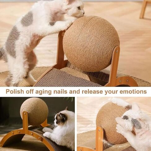 وسادة خدش للقطط ， خدش القط post ， CATBORKE CAT SCRATCHER ， هريرة خدش ， SISAL CAT SCRINCING BOARD in Kuwait
