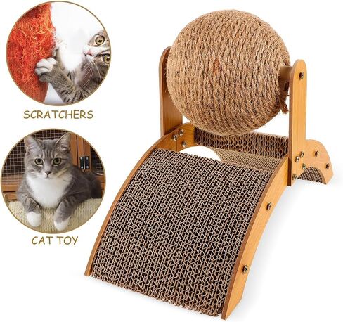 وسادة خدش للقطط ， خدش القط post ， CATBORKE CAT SCRATCHER ， هريرة خدش ， SISAL CAT SCRINCING BOARD in Kuwait