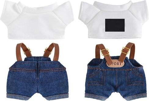 مجموعة ملابس الدمية للمبوبو ، ملابس جميلة تناسبها مثالية لخلع الملابس 5.9-6.7 بوصة ، ملحقات ملابس Bubudoll مع أحذية المطر العشوائية ذات اللون الوردي مع القوس) in Kuwait