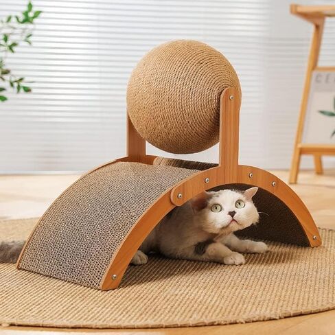 وسادة خدش للقطط ， خدش القط post ， CATBORKE CAT SCRATCHER ， هريرة خدش ， SISAL CAT SCRINCING BOARD in Kuwait