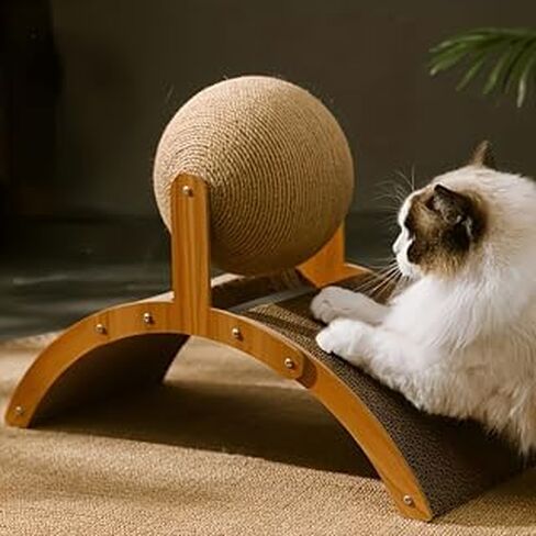 وسادة خدش للقطط ， خدش القط post ， CATBORKE CAT SCRATCHER ， هريرة خدش ， SISAL CAT SCRINCING BOARD in Kuwait