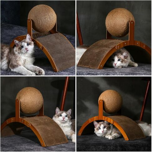 وسادة خدش للقطط ， خدش القط post ， CATBORKE CAT SCRATCHER ， هريرة خدش ， SISAL CAT SCRINCING BOARD in Kuwait