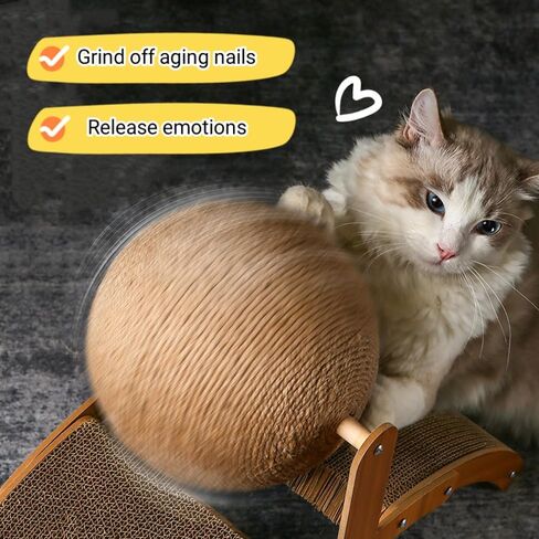 وسادة خدش للقطط ， خدش القط post ， CATBORKE CAT SCRATCHER ， هريرة خدش ， SISAL CAT SCRINCING BOARD in Kuwait